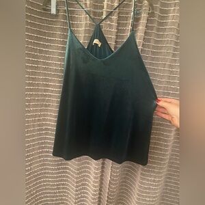 Teal Velvet top
NWOT